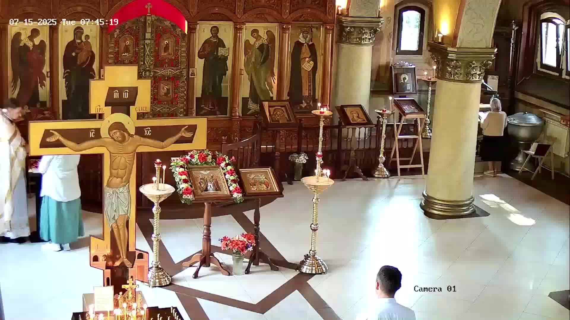 Божественная литургия. 15.07.2025 в 8-00. смотреть онлайн