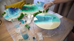 Инструкция. Набор для творчества из эпоксидной смолы: "Тихая гавань".