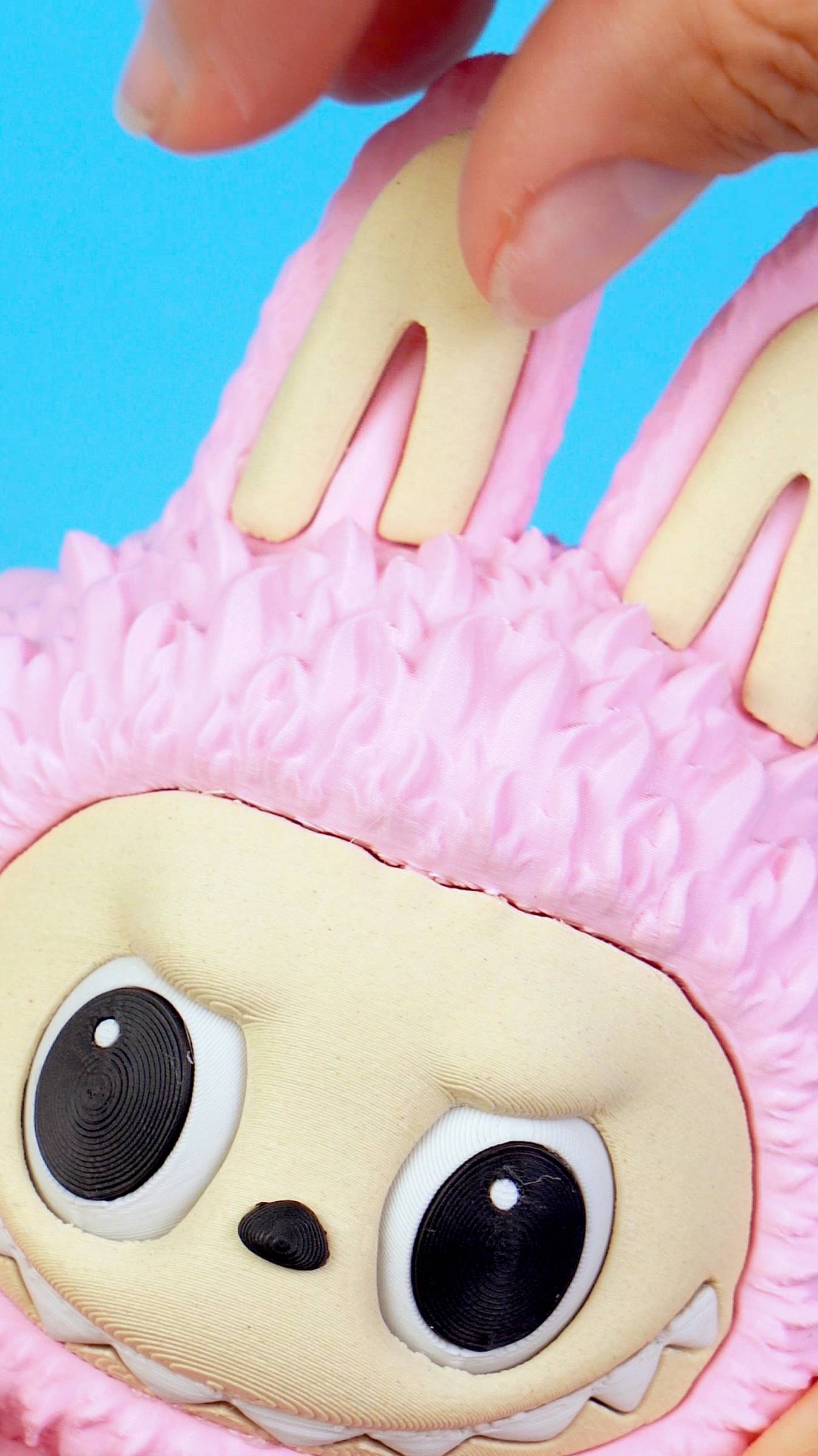 Вот так мы создали розовую Лабубу на 3D-принтере!