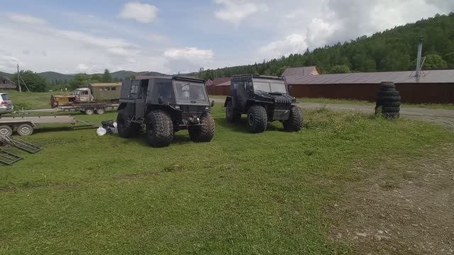 Экспедиция к истокам р.Мана на вездеходах!! смотреть онлайн