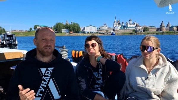 На кайте по Белому морю