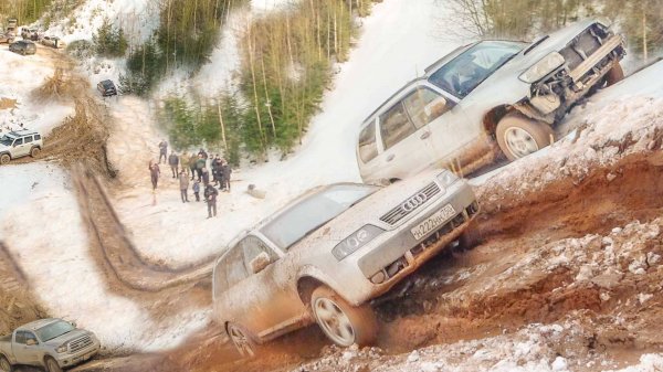 SUBARU и AUDI в БИТВЕ против ВНЕДОРОЖНИКОВ off road игры Extreme Stars