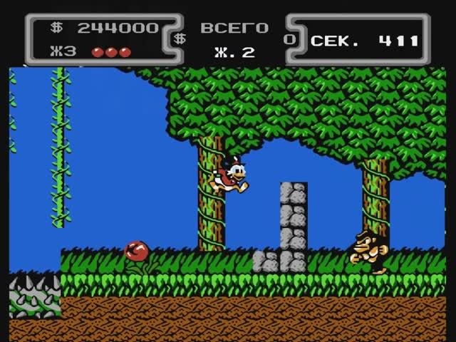 🎮 Duck Tales / Утиные истории HARD NO DAMAGE (Dendy, Nes, 8 bit) смотреть онлайн