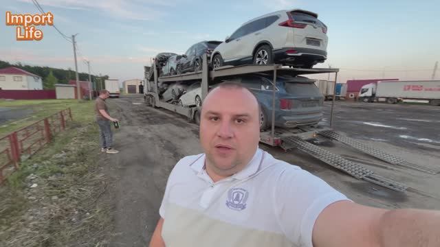 Привезли на автовозе AUDI A3 в Курган