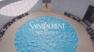 Показ мужской коллекции Saint Laurent весна-лето 2026