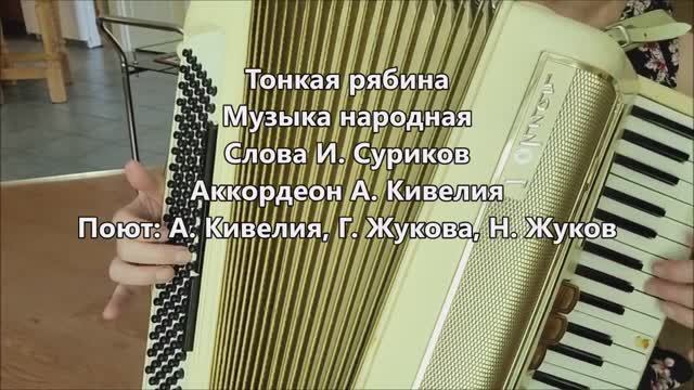 Тонкая Рябина - Русская Народная песня #originalsound
