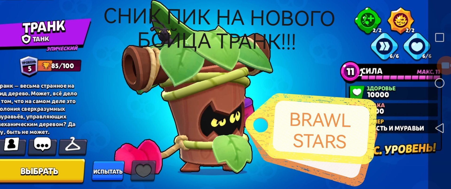 сник пик на бойца транка.