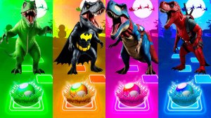 КРУТЫЕ ДИНОЗАВРЫ vs СУПЕРГЕРОЕВ ДИНОЗАВРОВ 149 уровень | МУЛЬТФИЛЬМЫ ДИНОЗАВРЫ в Tiles Hop