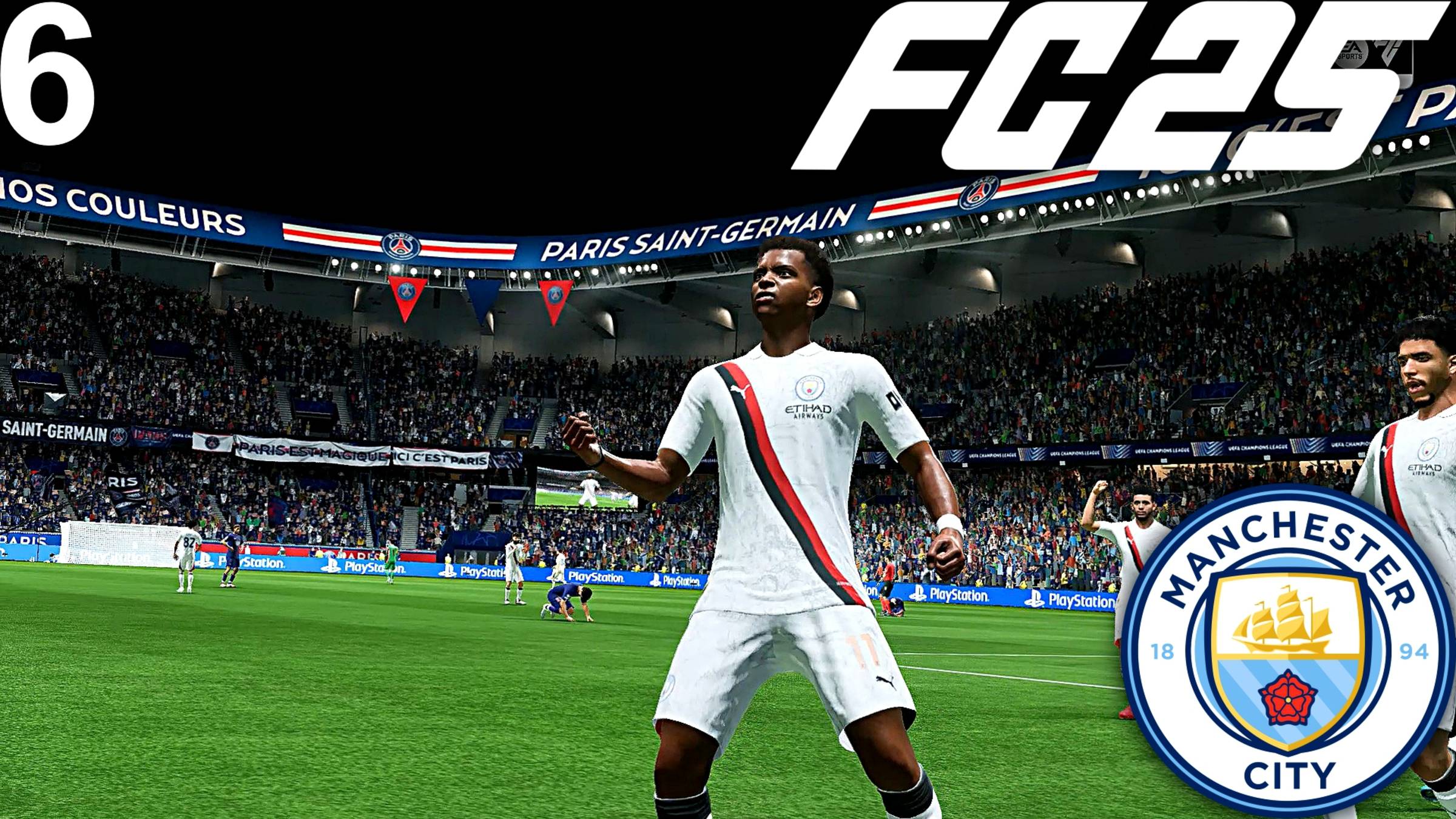 FC 25 КАРЬЕРА ЗА МАНЧЕСТЕР СИТИ #6 - ДВЕ БЕЗУМНЫЕ БИТВЫ С АРСЕНАЛОМ И ПСЖ!!! смотреть онлайн