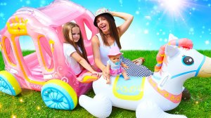 🦄 Майя нашла ЕДИНОРОГА!  А потом появился ОГРОМНЫЙ СЮРПРИЗ! Весело видео для девочек