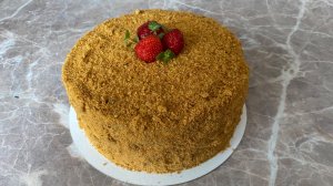 Торт “ Трухлявый пень” Или ленивый Медовик без раскатки коржей