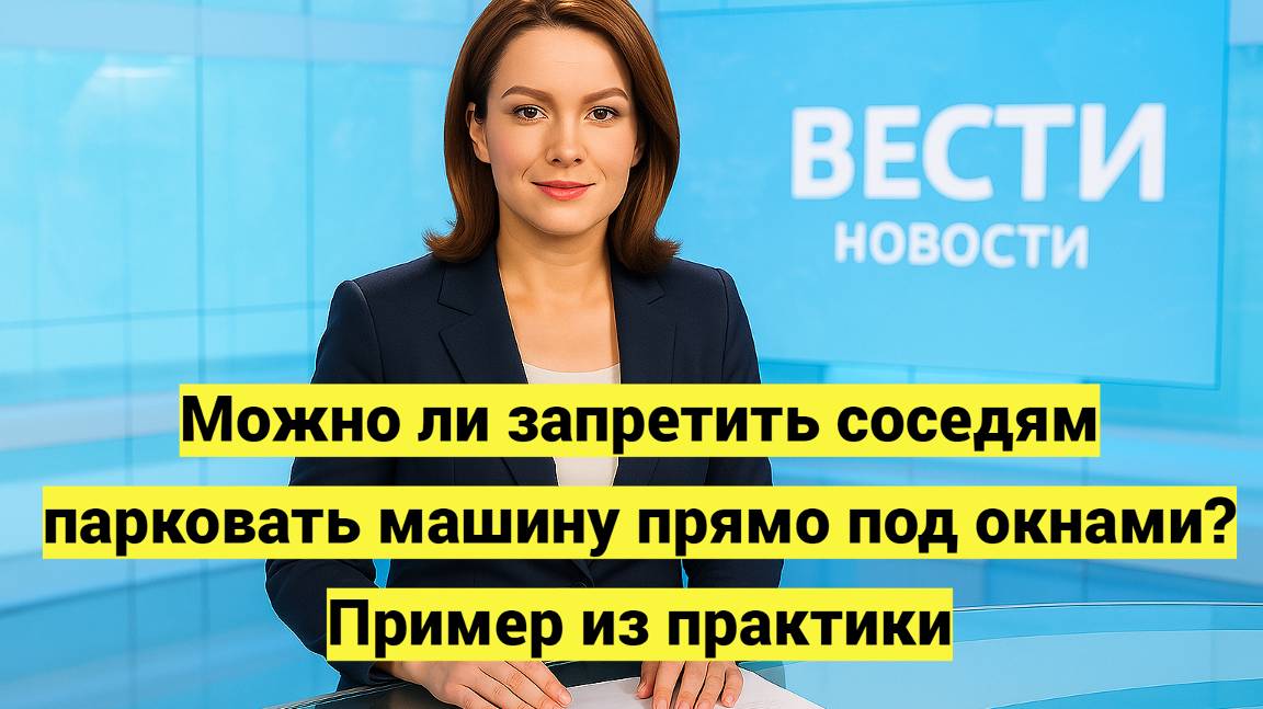 Можно ли запретить соседям парковать машину прямо под окнами? Пример из практики смотреть онлайн