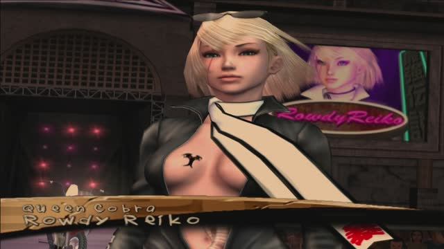 Rumble Roses PS2 02 Rowdy Reiko Vs Noble Rose