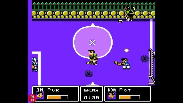 🎮 Ike Ike! Nekketsu Hockey Bu Dai Rantou NO GOALS (Dendy, Nes, 8 bit) смотреть онлайн
