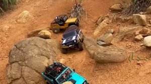 Оффроуд трофи на джипах RC испытания на проходимость радиоуправляемых машин