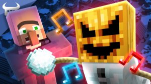 МАЙНКРАФТ СНЕГОВИК РЭП | "Баллада о снежном големе Бобе" | Анимационое музыкальное видео Ремикс