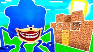 ВСТРЕТИЛ СОНИК ТЕЙПС и ПОСТРОИЛ ЕМУ ДОМ в МАЙНКРАФТ