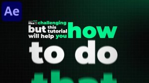 Создание кинетической анимации текста в After Effects