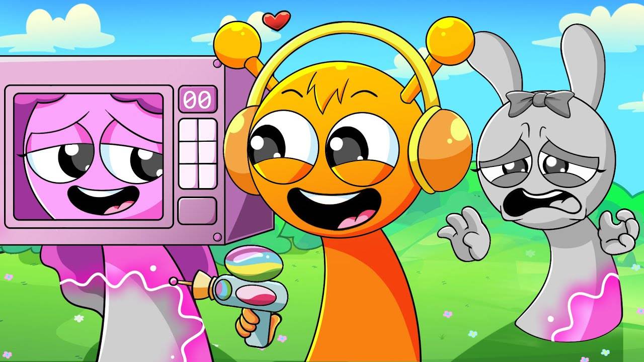 Орен ОБМАНУЛ Пинки, чтобы Влюбиться в Лили Микроволновку?! Анимация Спрунки из Суперсемейки