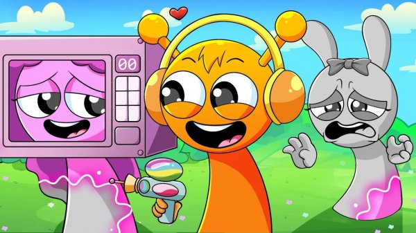 Орен ОБМАНУЛ Пинки, чтобы Влюбиться в Лили Микроволновку?! Анимация Спрунки из Суперсемейки