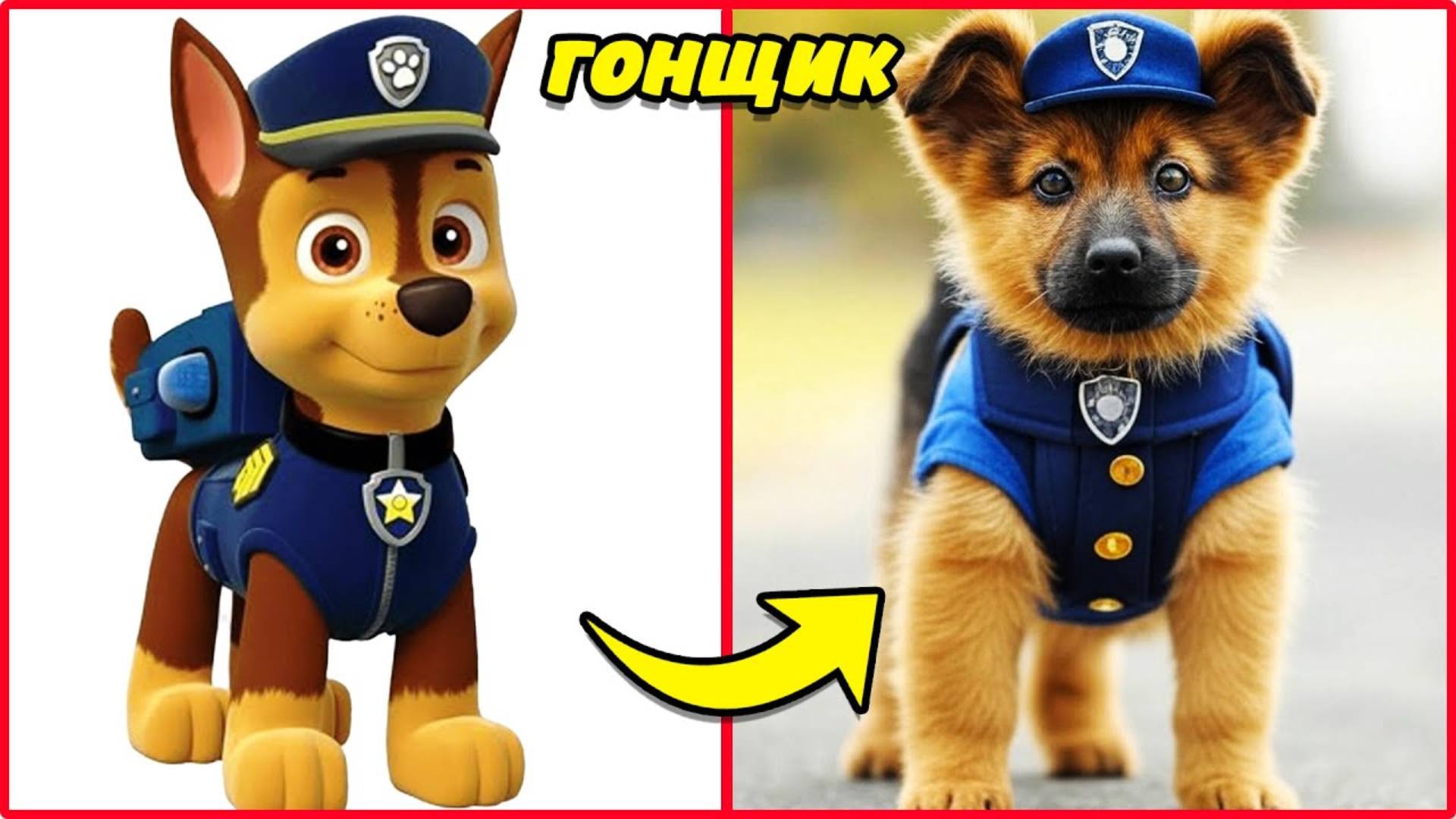 Щенячий патруль в реальной жизни🐶 + Угадай персонажей Щенячьего патруля по голосу 🔊😍👮 смотреть онлайн