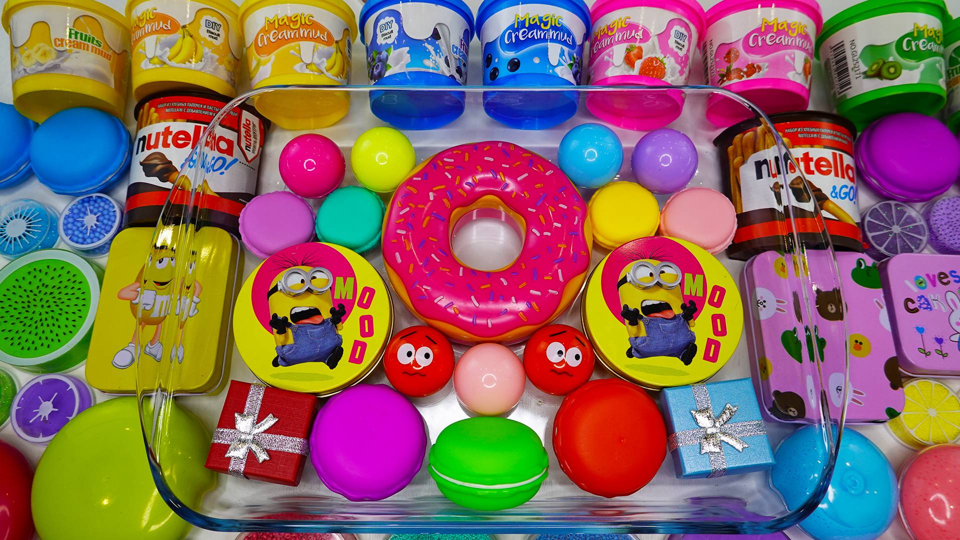 Слайм из МНОЖЕСТВА ингредиентов! ✨ Блёстки, шарики, пена и ещё больше! | KittySlime