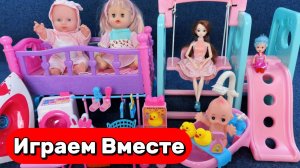 Мультики про куклы для девочек ! Играем в Кукольный домик !