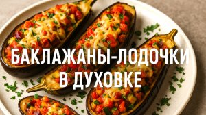Баклажаны-лодочки, которые тают во рту! Простой рецепт - волшебный вкус!