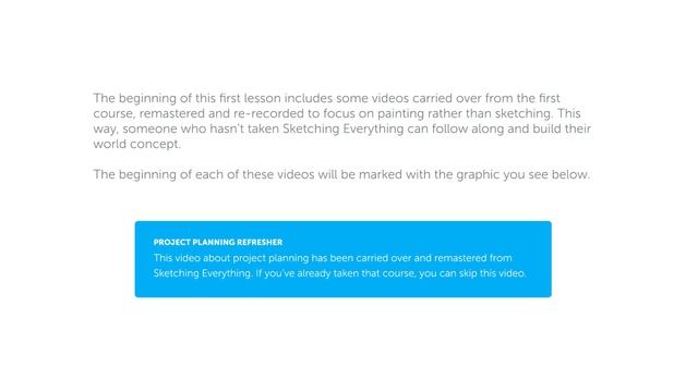 4. Project Planning Video Refreshers