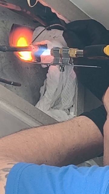 Спаивание трассы кондиционера