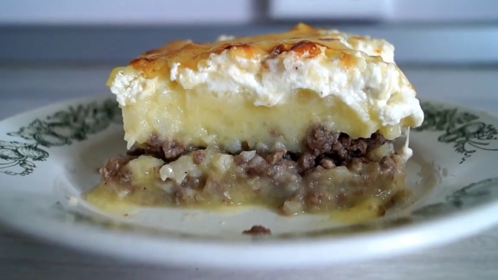 Картофельная запеканка с фаршем. Очень вкусный рецепт! смотреть онлайн