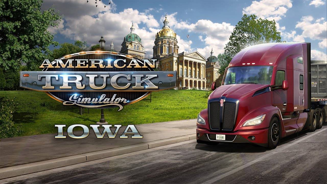 American Truck Simulator Iowa DLC, проходим ИВЕНТ !!! смотреть онлайн