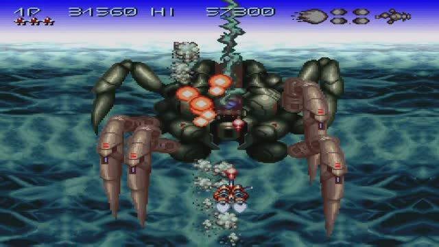 🎮 Axelay HARD NO DAMAGE (SNES, Super Nintendo) смотреть онлайн