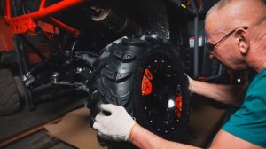 Сборка квадрика KR400 из коробки