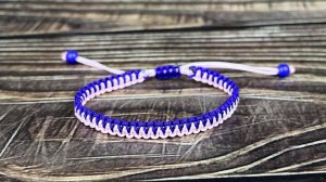 Простое руководство по изготовлению браслета из макраме _