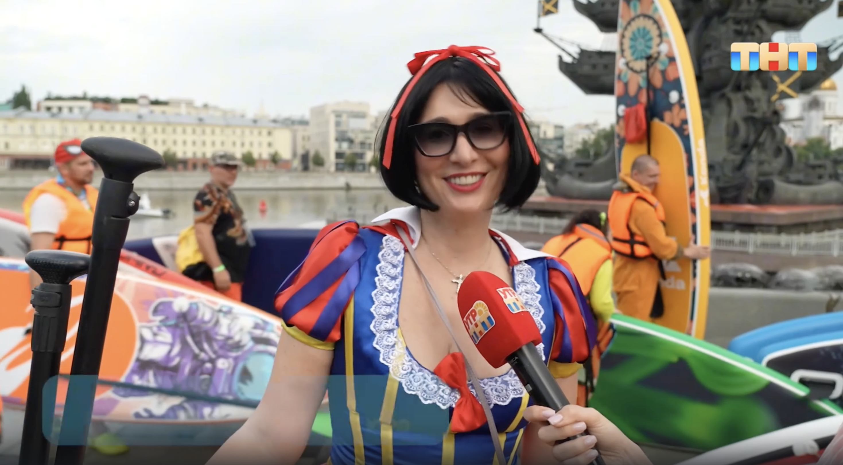 Костюмированный сап-фестиваль в Москве