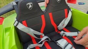 Детский электромобиль Lamborghini Huracan STO SMT555 E888EE. Самый быстрый детский седан 9 км\ч.