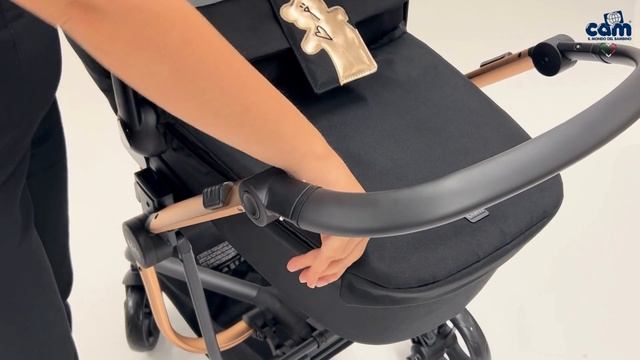 Коляска Cam Taski Sport обзор люльки смотреть онлайн