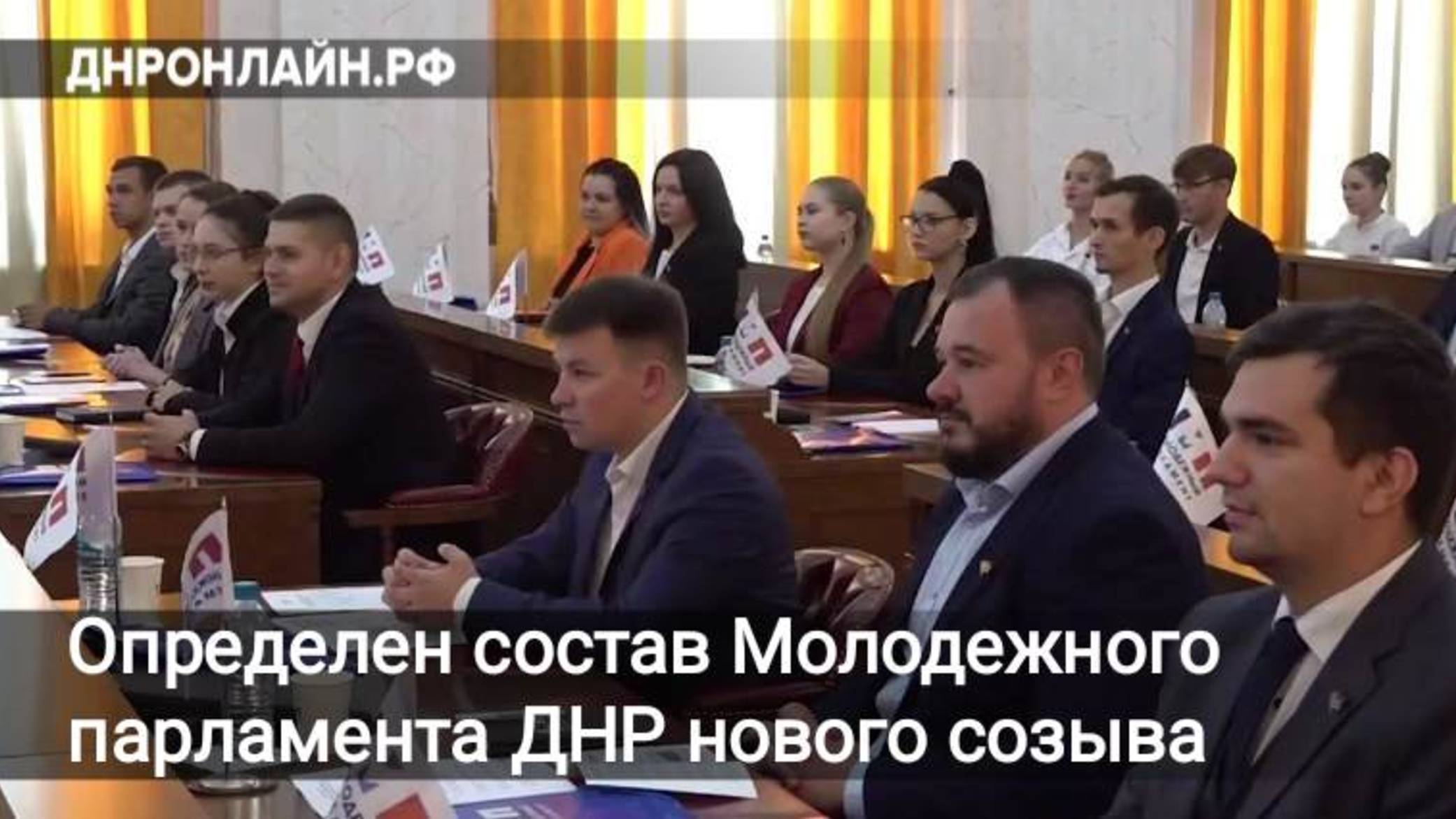 Определен состав Молодежного парламента ДНР нового созыва смотреть онлайн