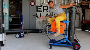 Сварка вне мастерской. Тележка для полуавтомата своими руками.