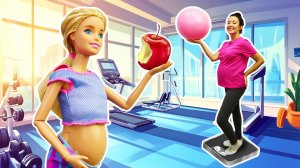 Беременная Барби и фитнес для будущих мам! Как тренироваться безопасно?