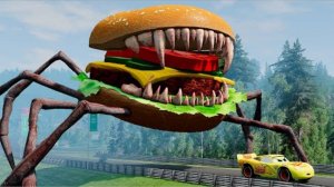 Крутой побег от Пожирателя Молний, Пожирателя бургеров и пожирателя бабочек BeamNG