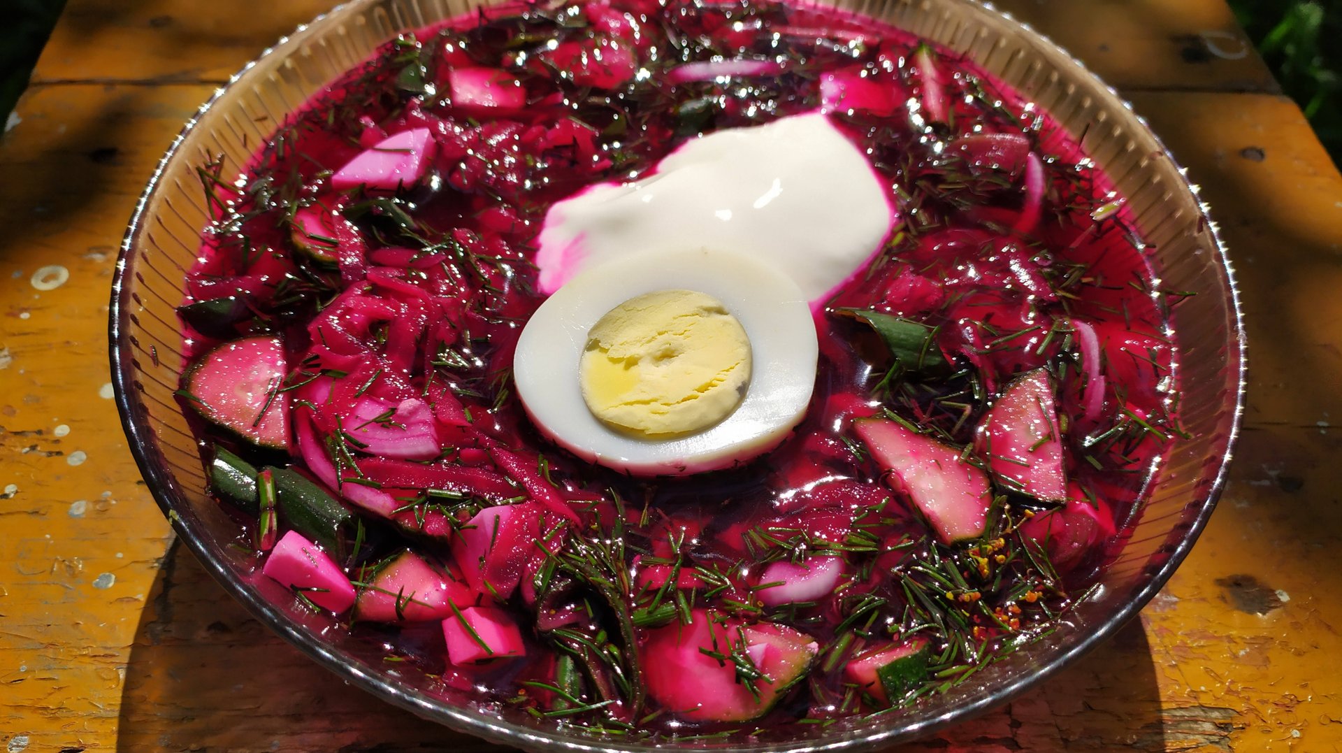 Окрошка со свеклой (свекольник) самый быстрый рецепт приготовления смотреть онлайн