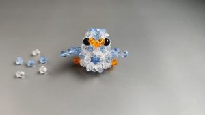 Мастер-класс Пингвин из Бусин /Пингвин из Бисера по этой же схеме