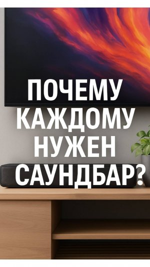 Почему каждому нужен саундбар? | Телевизор искажает звук! Как это исправить?