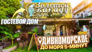 Дивноморское, гостевой дом "Золотой какаду" до моря 5 минут