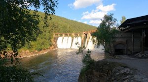 Индийский мотоцикл TVS 150X. Обзор Андрея Виноградова. Часть 25. ГЭС "Пороги" (Порожская ГЭС).