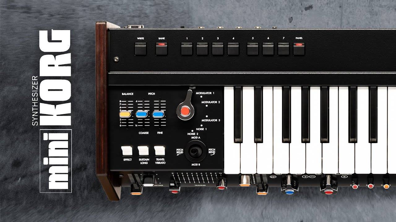 Korg miniKorg 700Sm: Sound Demo (No Talking)