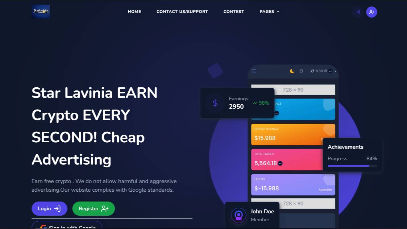 Без Вложений! Star Lavinia