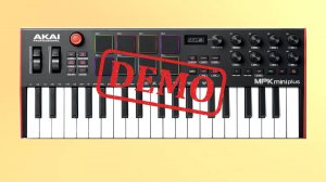 Миди-клавиатура AKAI MPK mini Plus - краткая демонстрация звучания